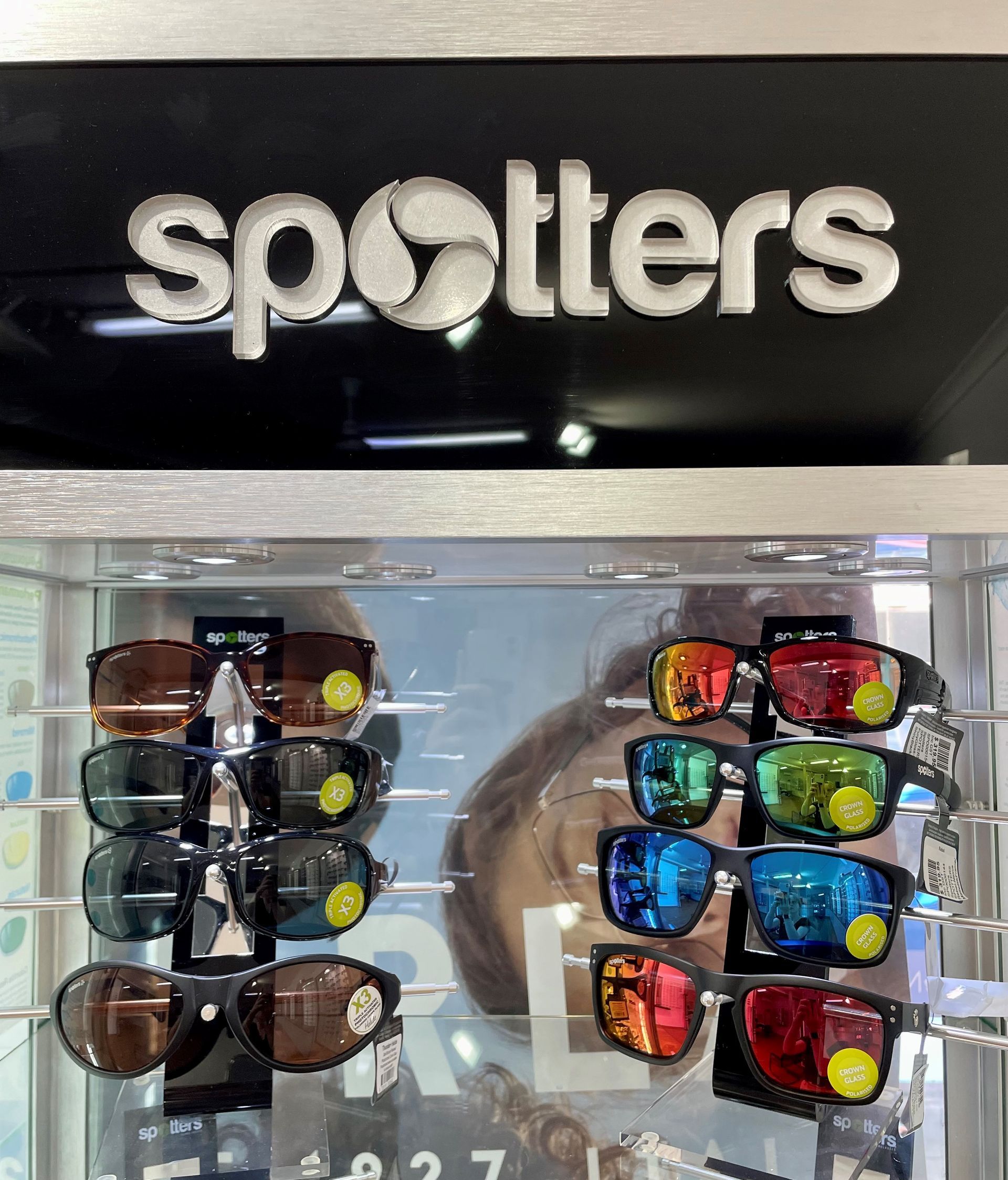 Sports Glasses displayed — Optometrist in Wallsend, NSW