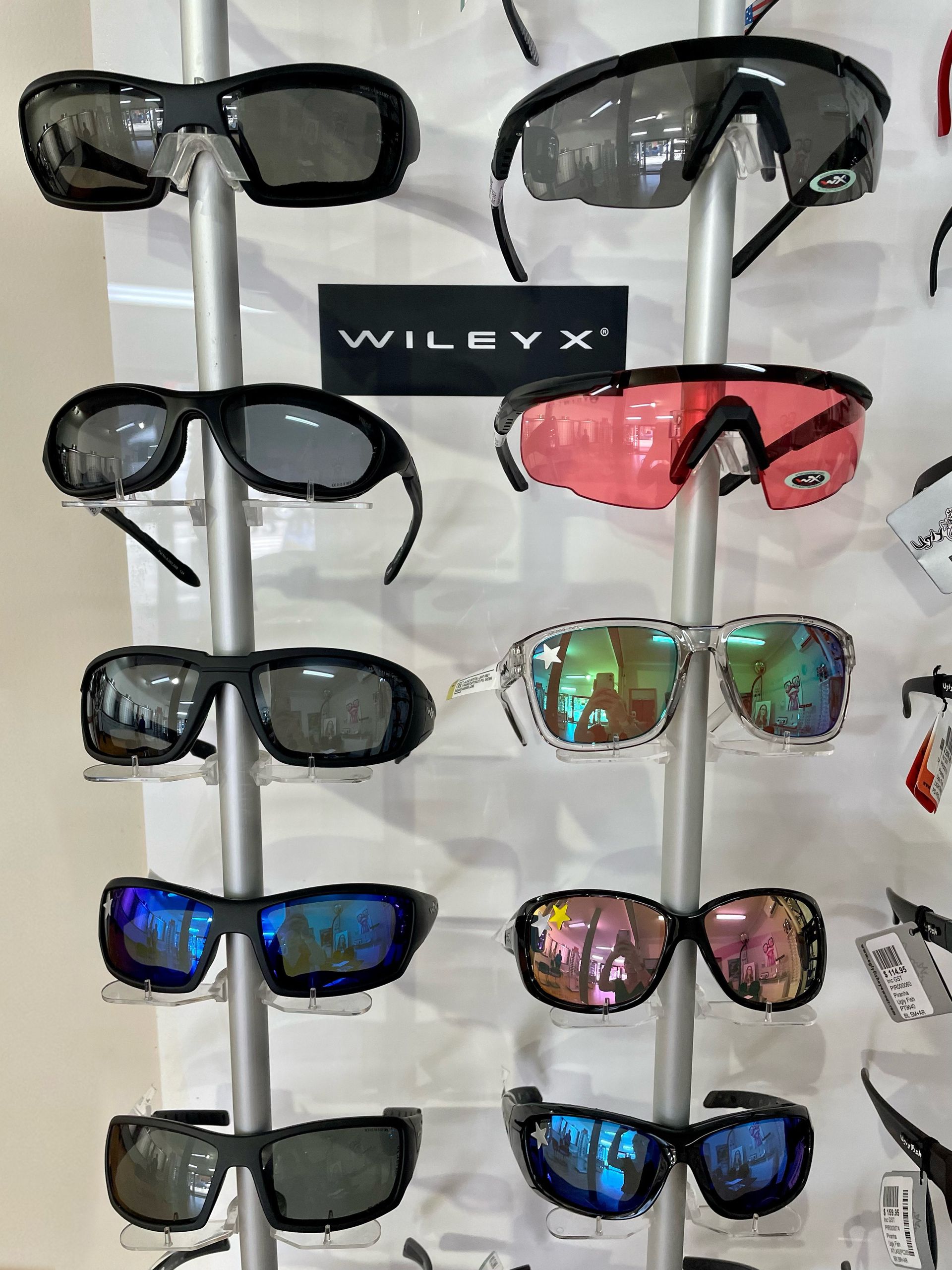 Stylish Glasses displayed — Optometrist in Wallsend, NSW