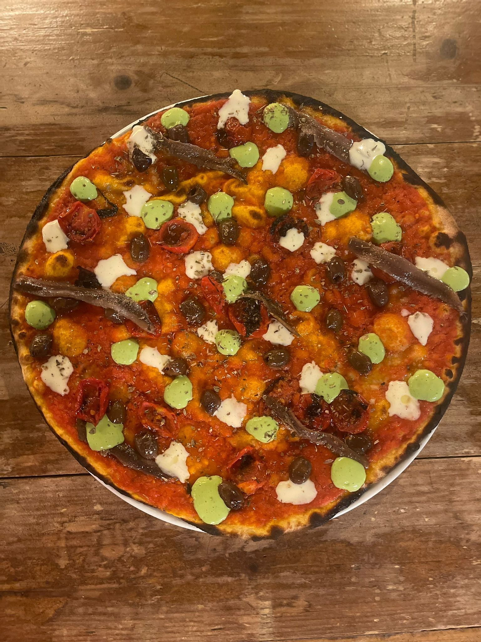 versione gourmet della pizz marinara