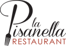 Logo per il Ristorante La Pisanella con forchetta