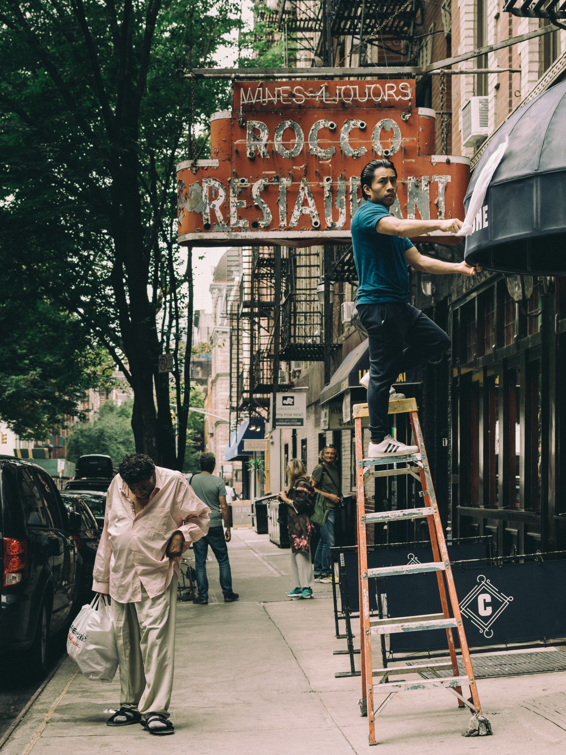 new york street urban men people scene nyc ny usa united states america