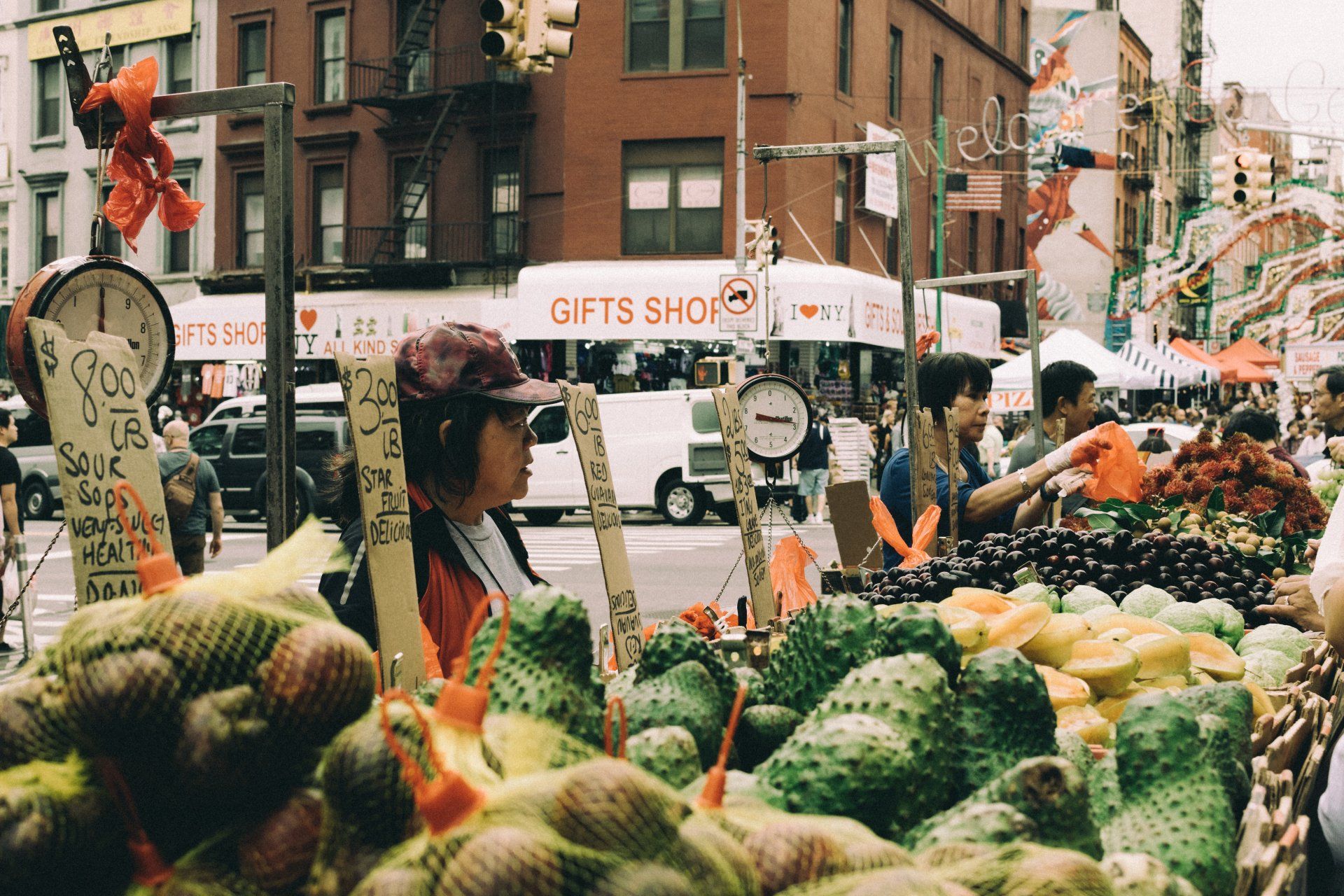 new york nyc street urban scene italy usa people market line