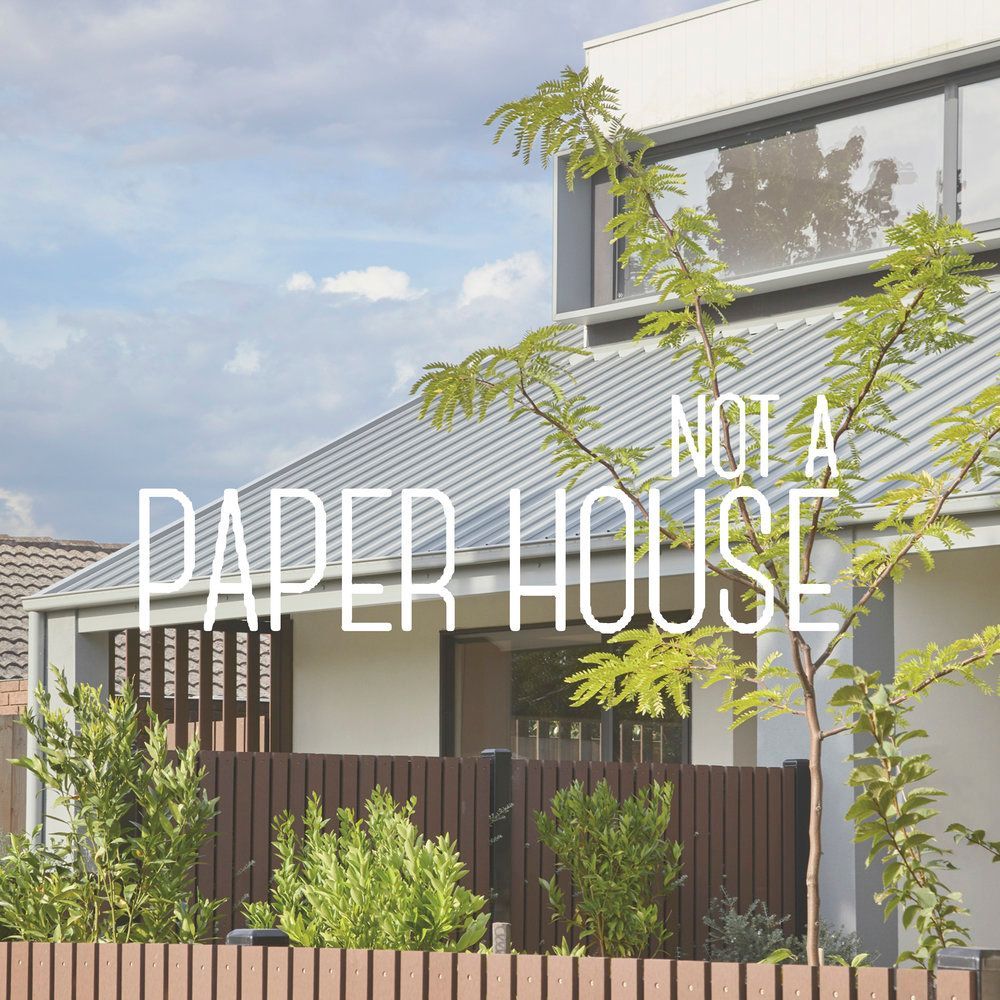 A picture of a house with the words 