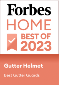 Forbes Home Best of 2023 award for Gutter Helmet,  Forbes Home Best of 2023 award for Gutter Helmet,