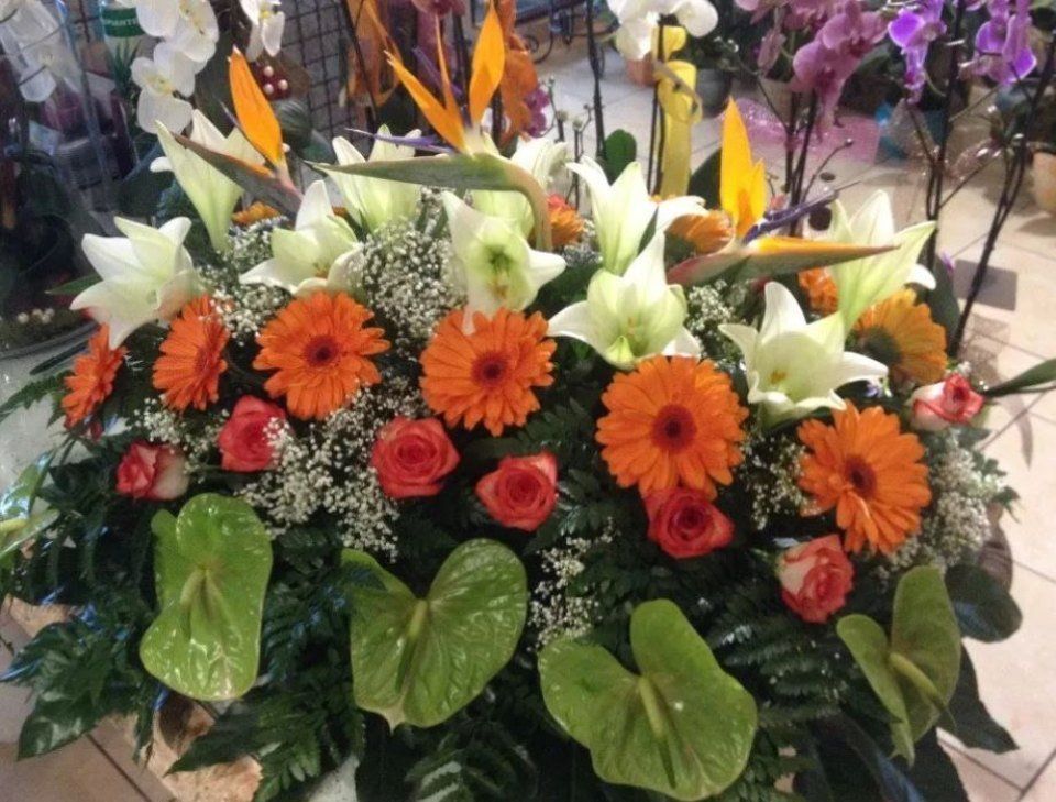 Cuscino di fiori funebre