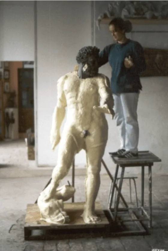 realizzazione dello stampo per fusione a cera persa