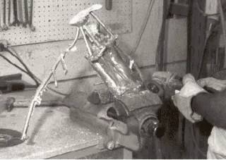 finitura del pezzo modellato