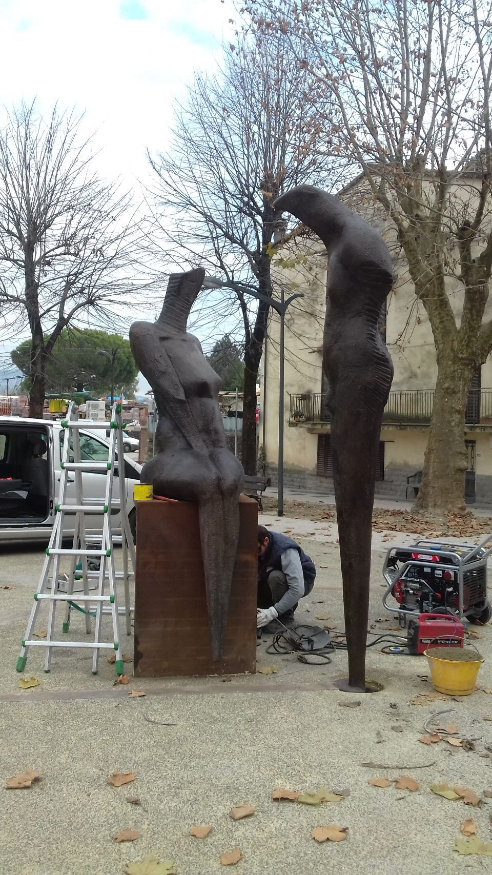 Installazione di opere pubbliche - la Fonderia d'Arte di Firenze