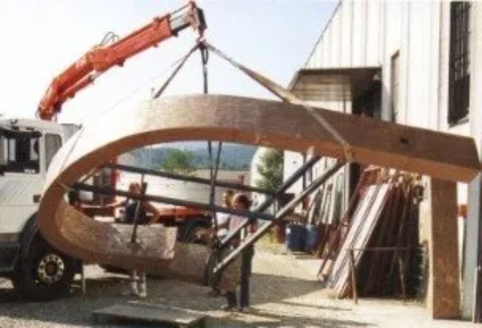 Trasporto di monumenti pubblici - Fonderia d'Arte di Firenze