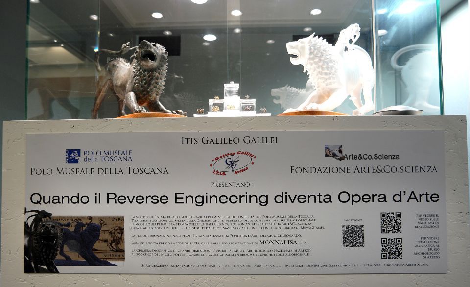 Esposizione del progetto la Chimera di Arezzo