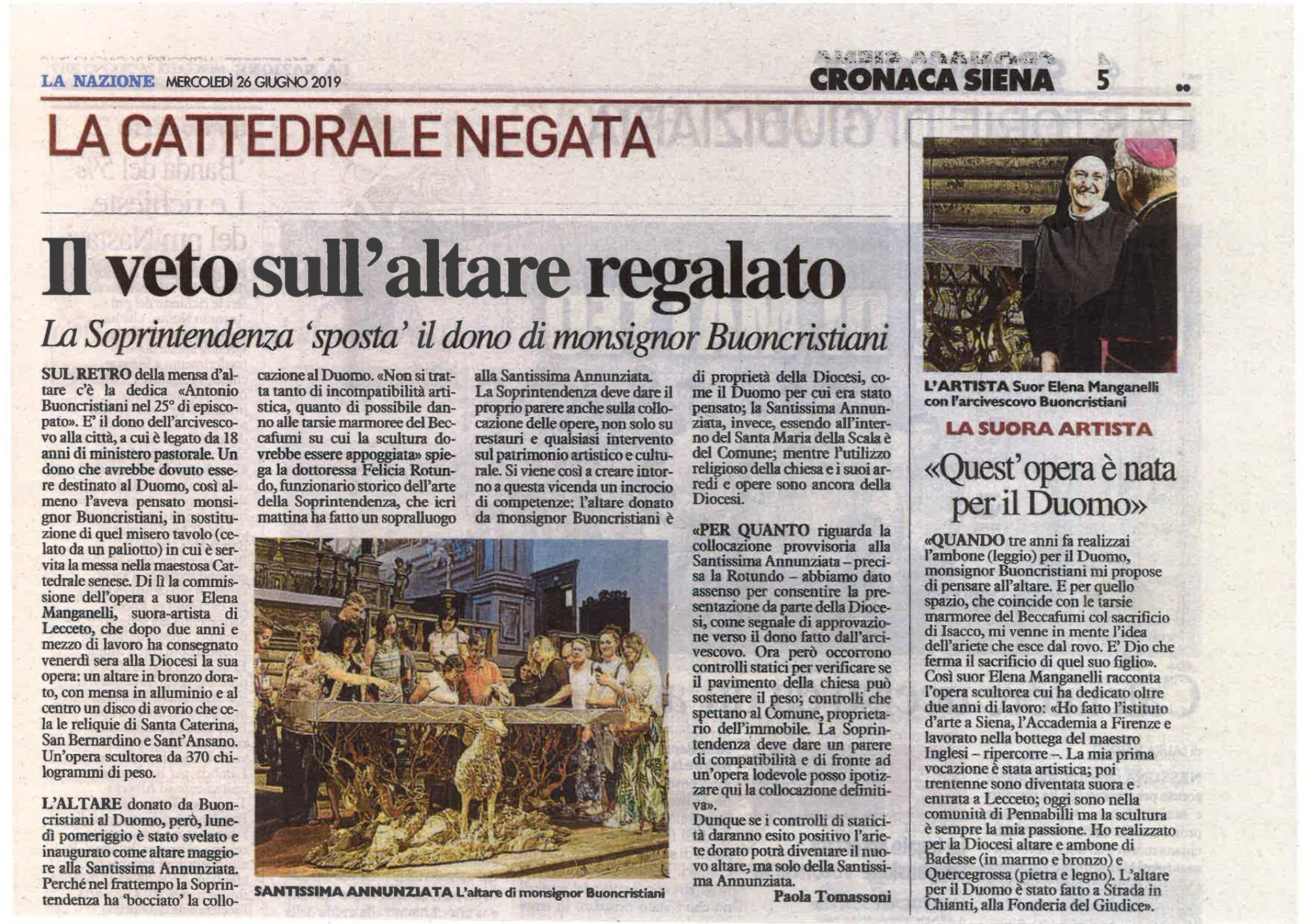 Ufficio stampa della Fonderia d'arte