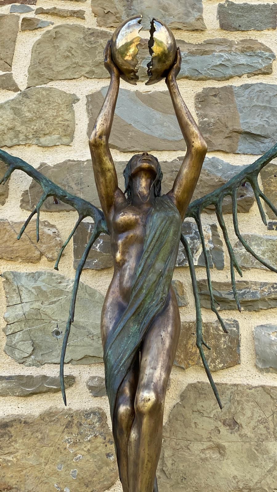 Sole - medusa in bronzo