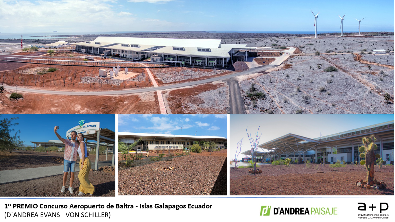 Un par de personas paradas frente a un edificio en el desierto.