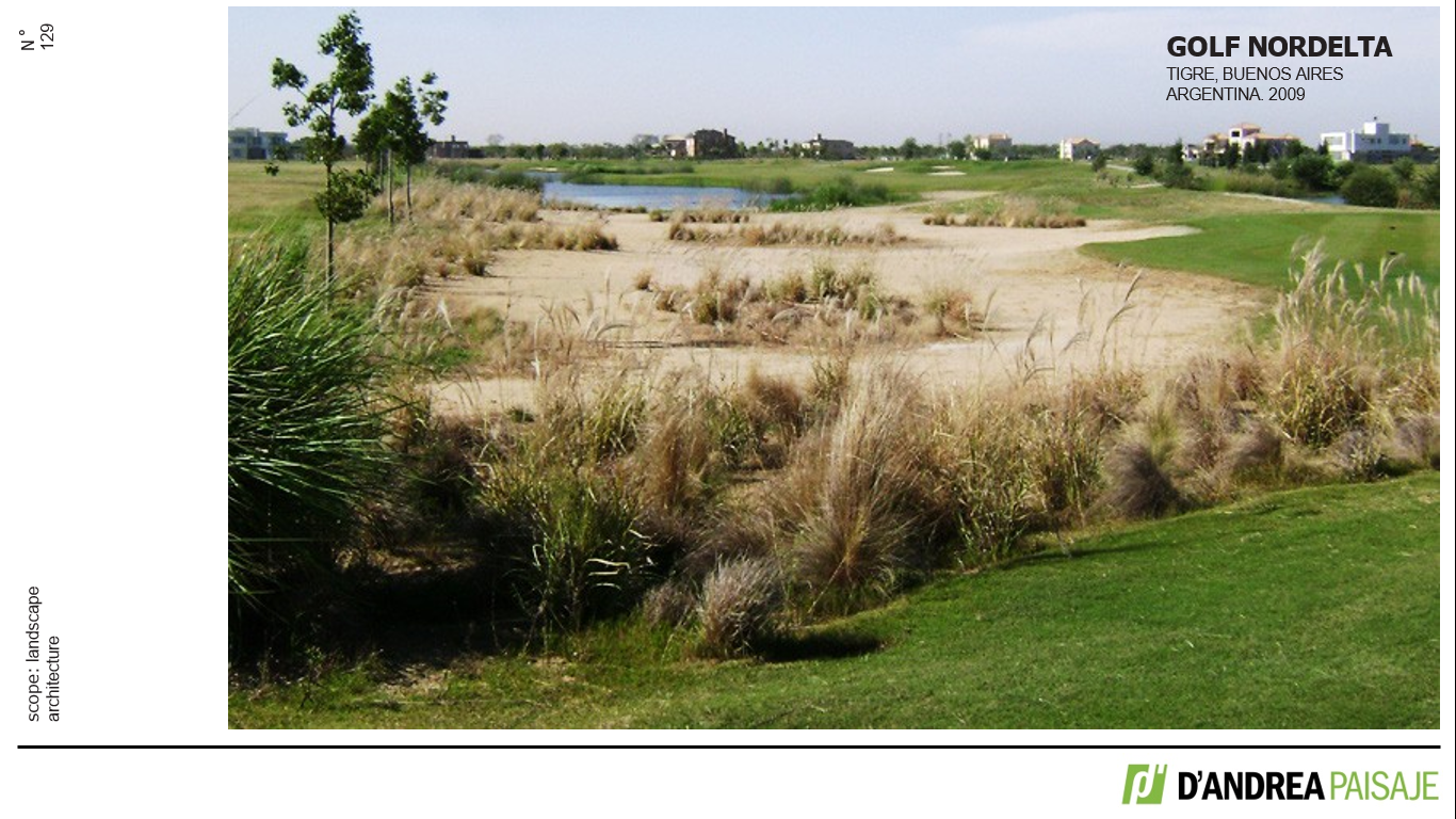Una imagen de un campo de golf llamado Golf Nordelta
