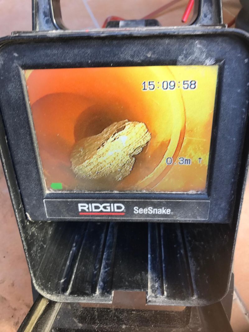 videoispezione di una fognatura