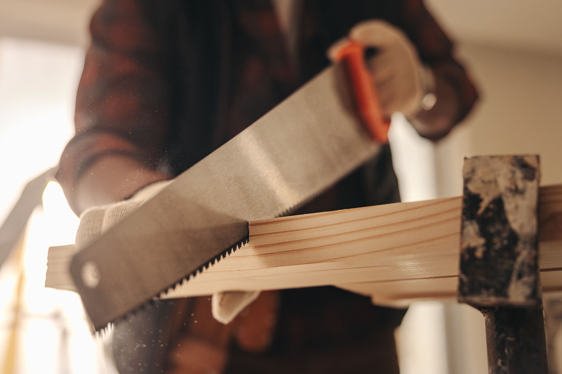 Cutting The Wood