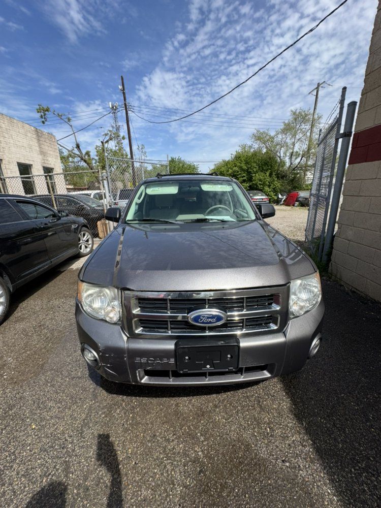 Gray Ford Escape SUV parked outdoors on pavement.