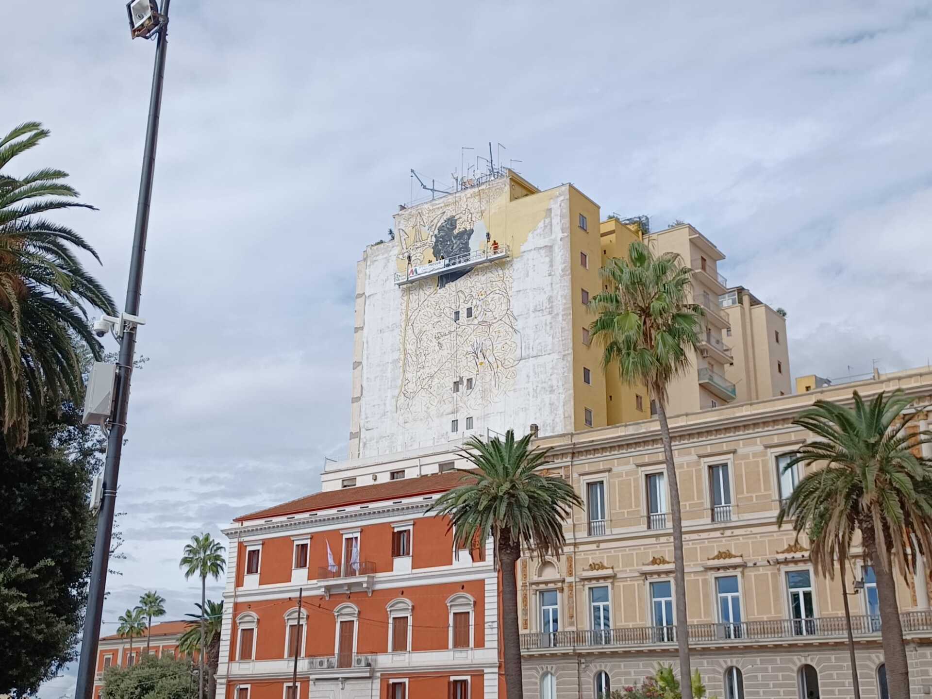 Ponteggi sospesi a funi