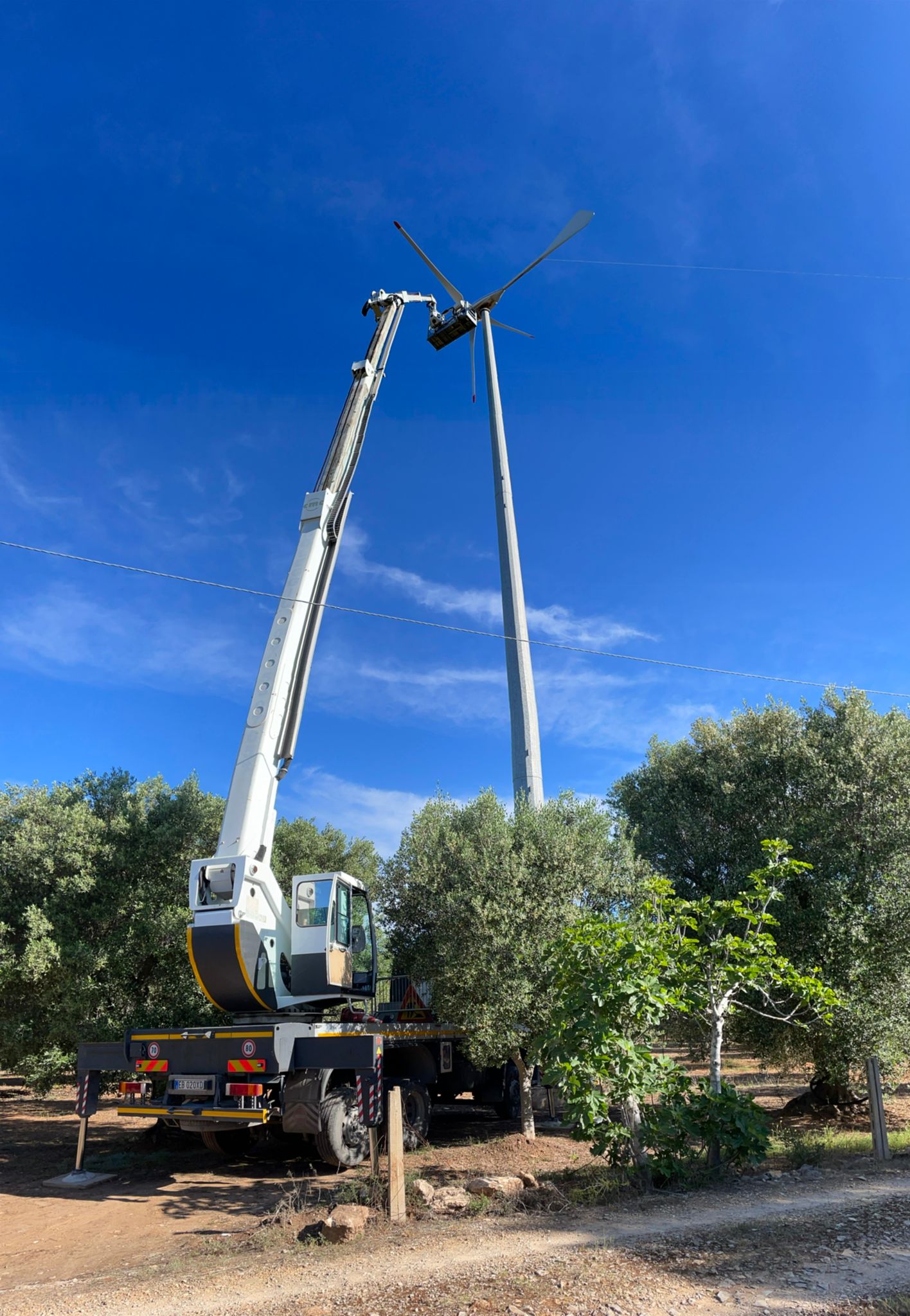 Autogrù in funzione