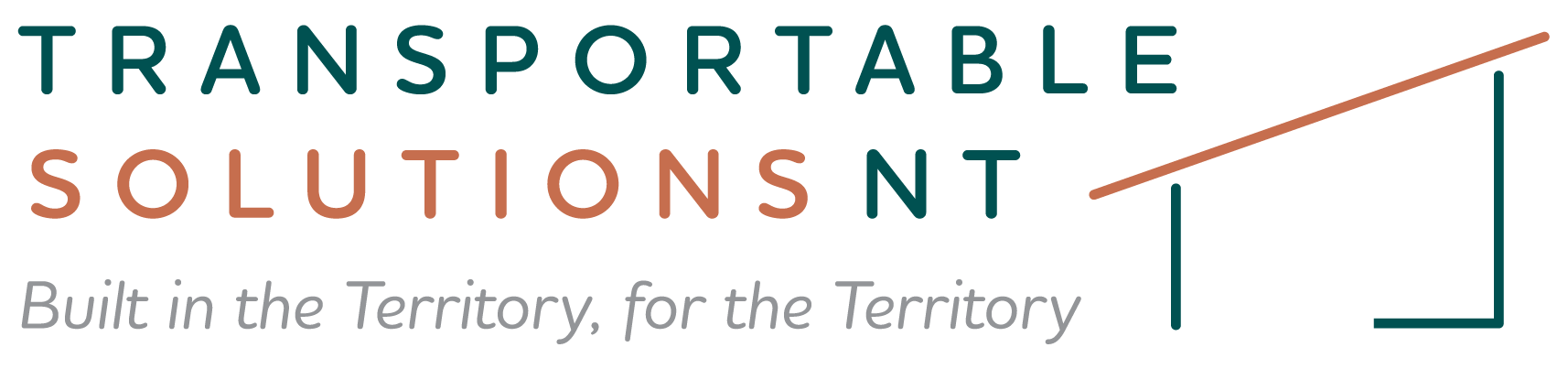 A logo for transportable solutions nt built in the territory for the territory