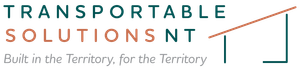 A logo for transportable solutions nt built in the territory for the territory