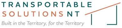 A logo for transportable solutions nt built in the territory for the territory