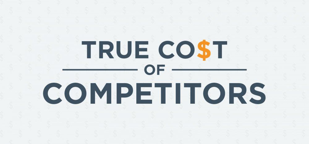 True Cost of Competitors graphic
