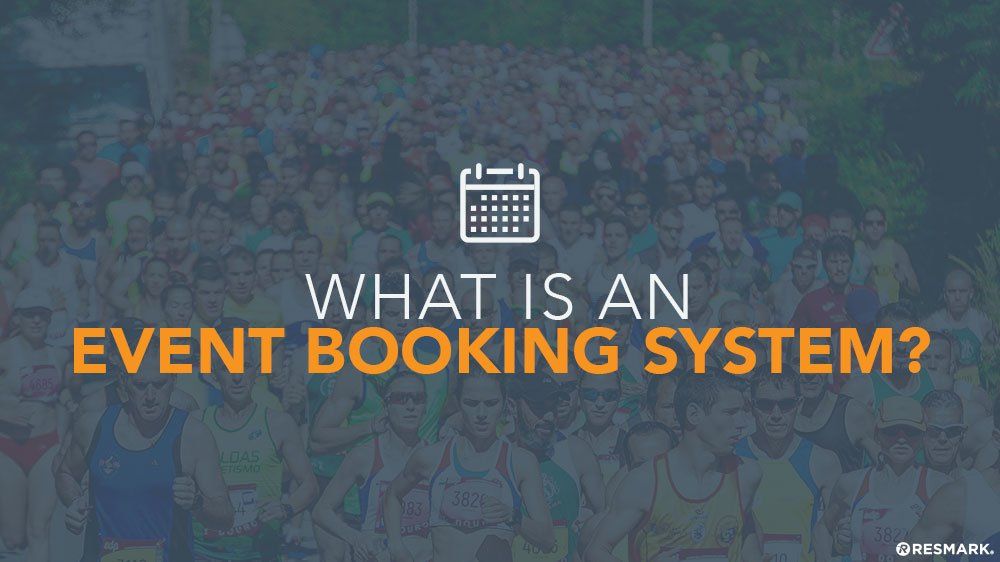 What is an event booking system?