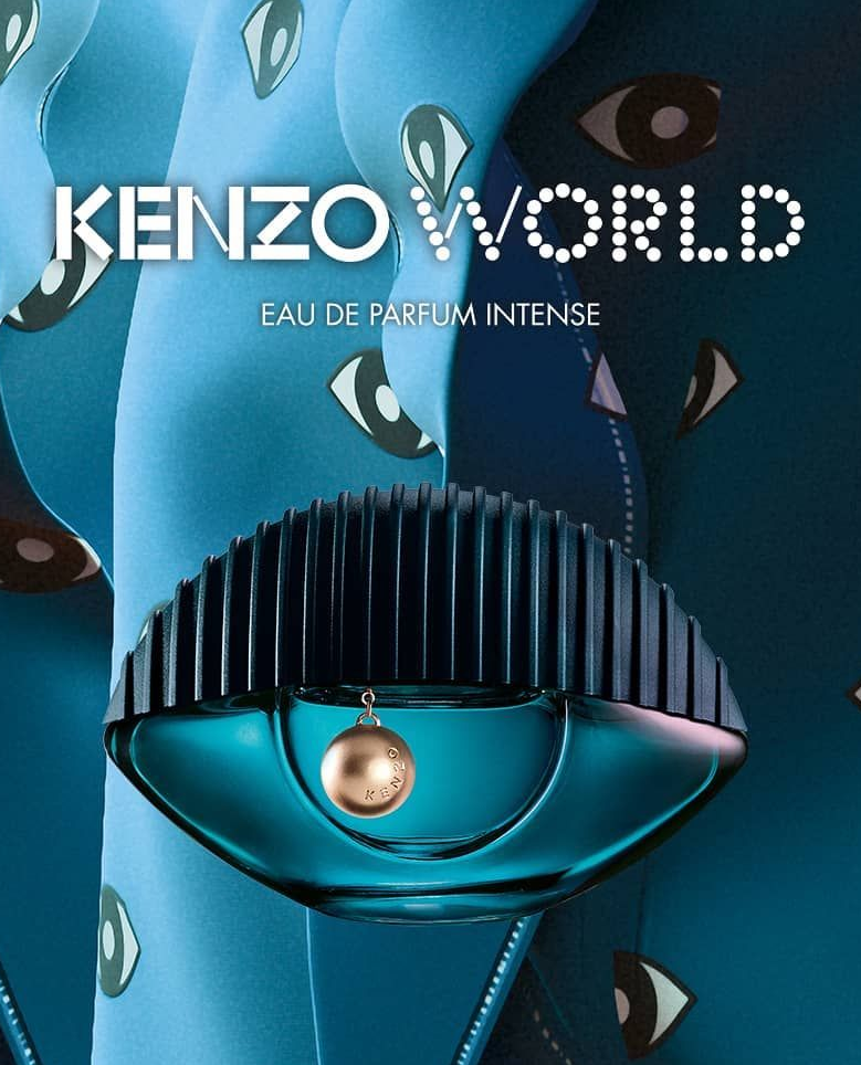 Frasco de perfume Kenzo World Eau de Parfum Intense