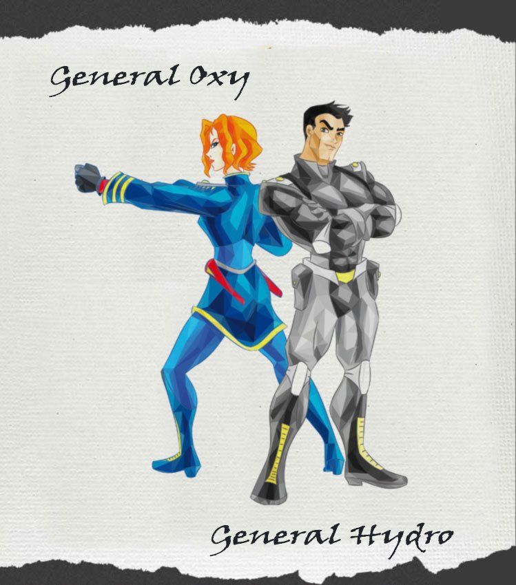 general oxy and hydro from chronicles of the elements