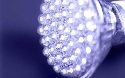 primo piano lampadina LED