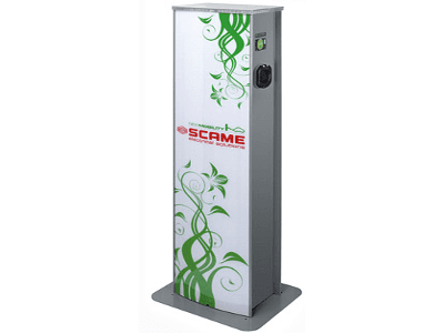colonnina per ricarica auto elettrica ecosostenibile
