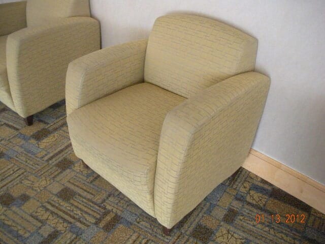 Beige Upholstery Chair — Jersey City, NJ — J. Jammal Upholstery & Decor