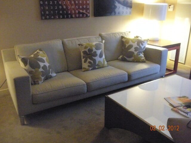 Gray Sofa Upholstery — Jersey City, NJ — J. Jammal Upholstery & Decor