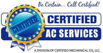 Certified AC Service Certified AC Service