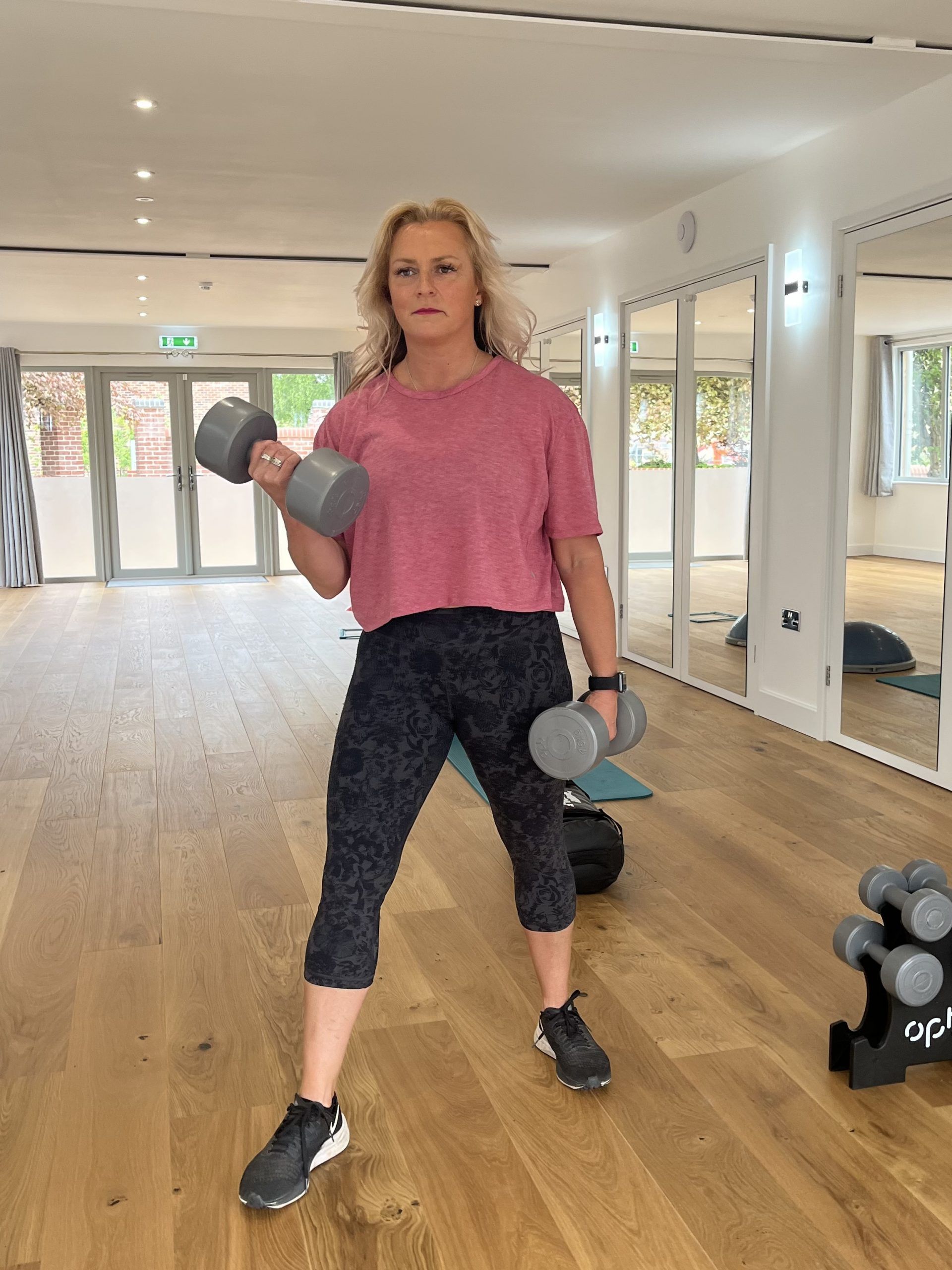 Jo training at Deanslade