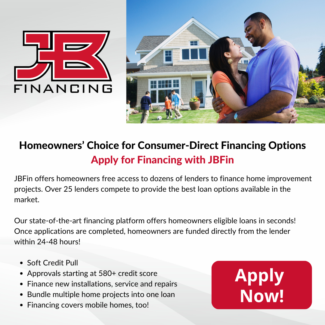 An advertisement for homeowners choice for consumer direct financing options