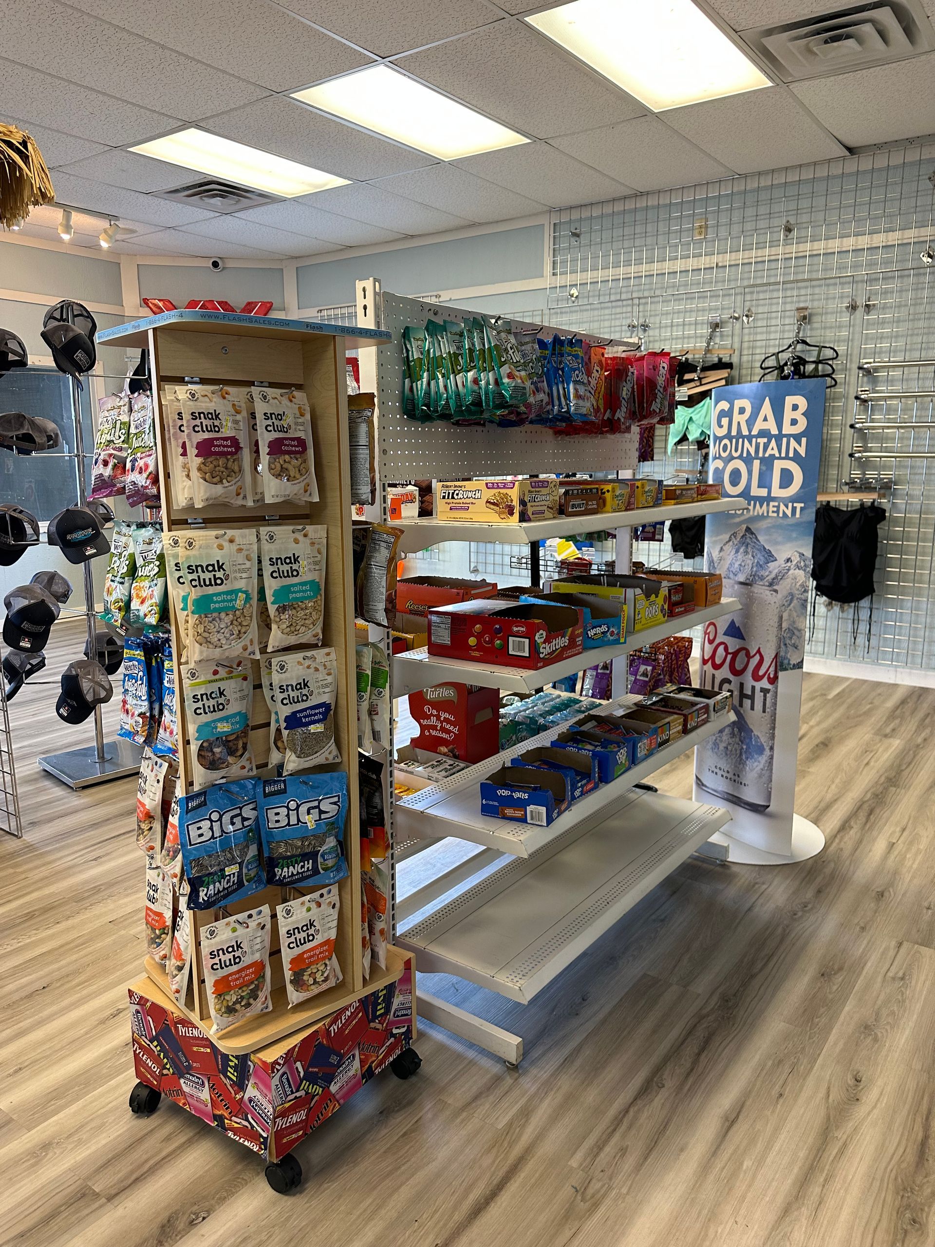 A store filled with lots of candy and greeting cards.