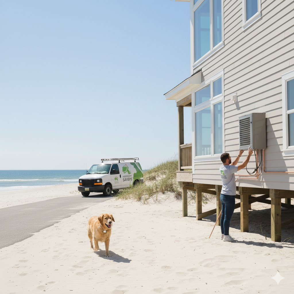 Energy-efficient solutions being discussed during a residential audit in Dracut, MA.