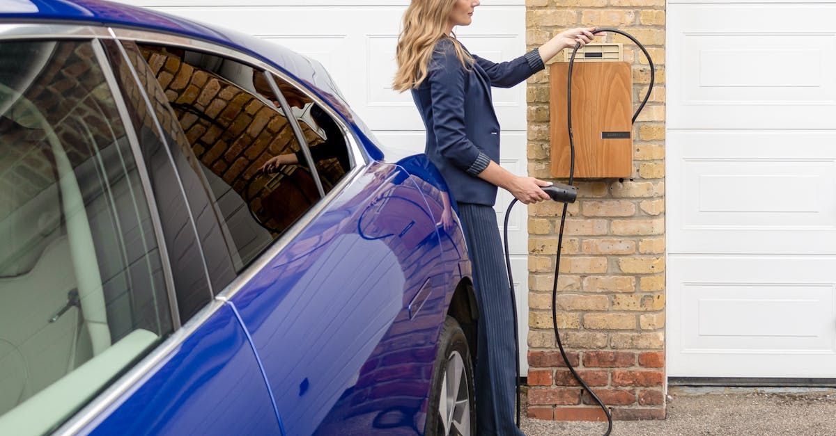 EV charger installed in a Lowell, MA home by Dracut Solar.