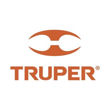 Se muestra un logotipo de Truper sobre un fondo blanco.