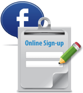 Facebook, OSP, Online Sign Up Page, Social Media Marketing