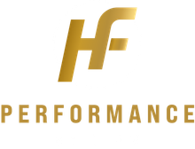 Gold logo with the letters 