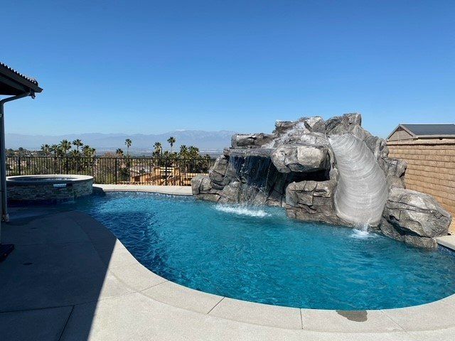 waterslide and pool maintenance