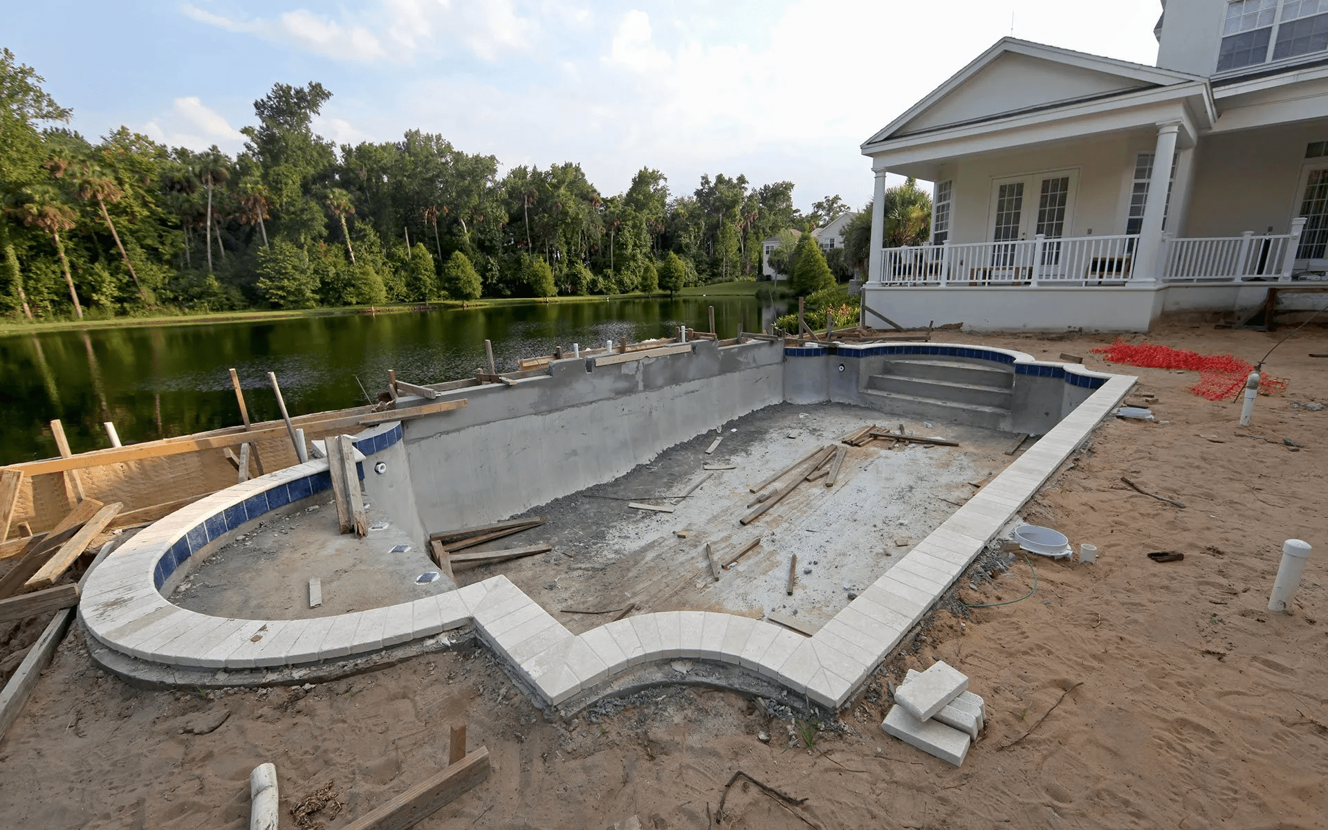 Under Construction Pool — Riverside, CA — Moe’s Pool and Spa Service