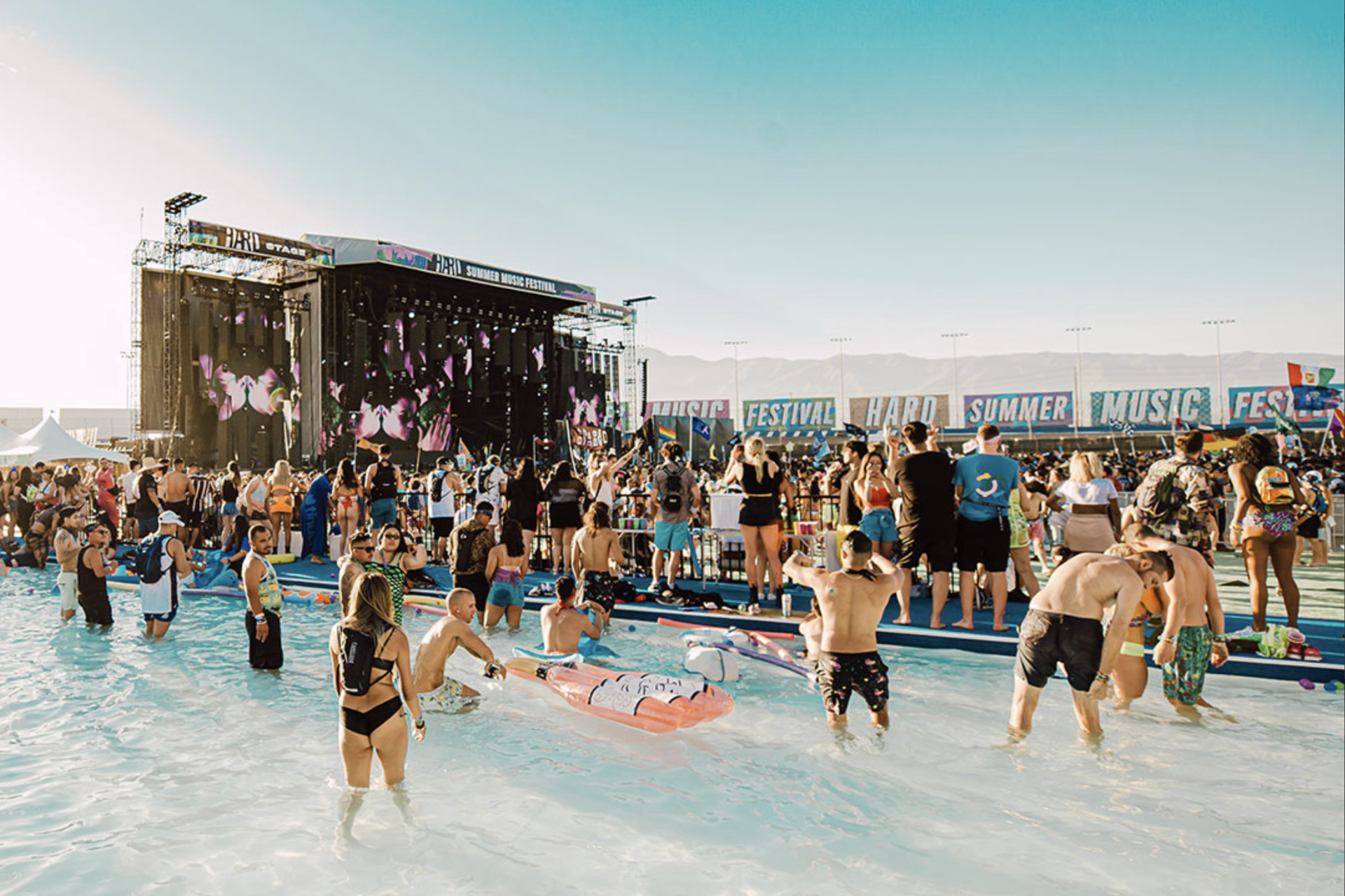Hard summer VIP pools