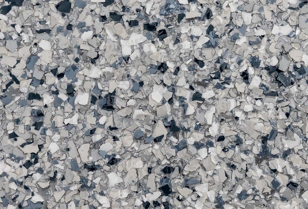 A close up of a gray and black marble texture.