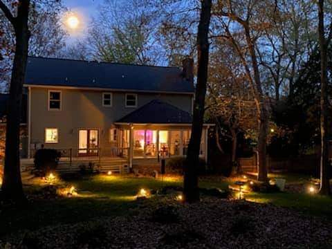 outdoor landscape lighting by greenville irrigation services in greenville sc