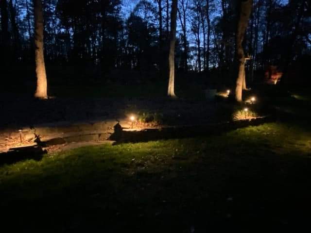 accent landscape lighting by greenville irrigation services in greenville sc