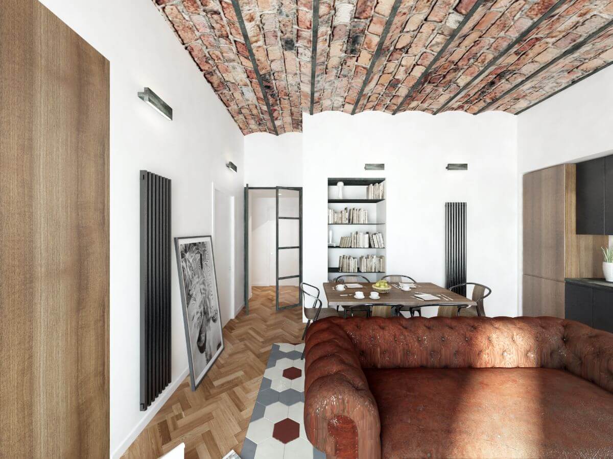 render progetto ristrutturazione abitazione saad roma